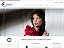 Tablet Screenshot of energy-cosmetic.ro